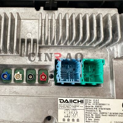 Moniteur d'écran de voiture Fiat ICS0707 Affichage LCD 250MY24 7 AV WDAB Navigation GPS