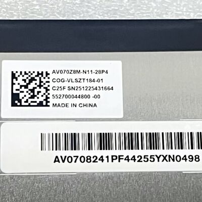 Car Display Screen COG-VLSZT184-01 LCD Panel AV070Z8M-N11-28P4 for GPS Navigation Replacement